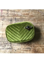 Sixton London Madison Make-up Bag in Chartreuse